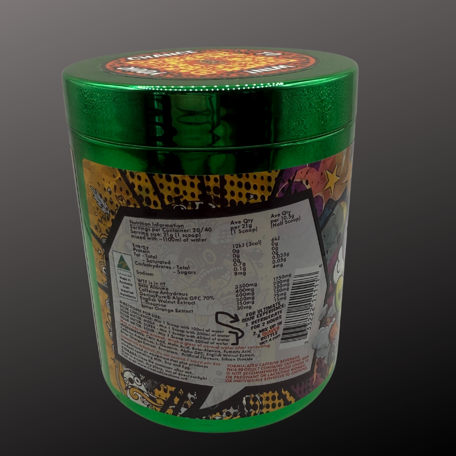 Sour Stim Heads Worlds Sourest Pre-Workout