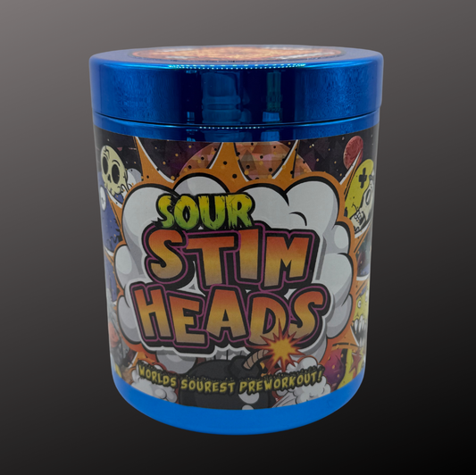 Sour Stim Heads  Worlds Sourest Pre-Workout