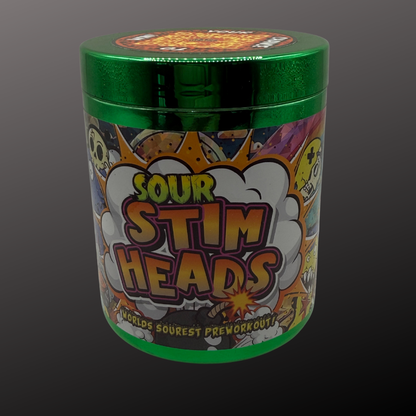 Sour Stim Heads  Worlds Sourest Pre-Workout