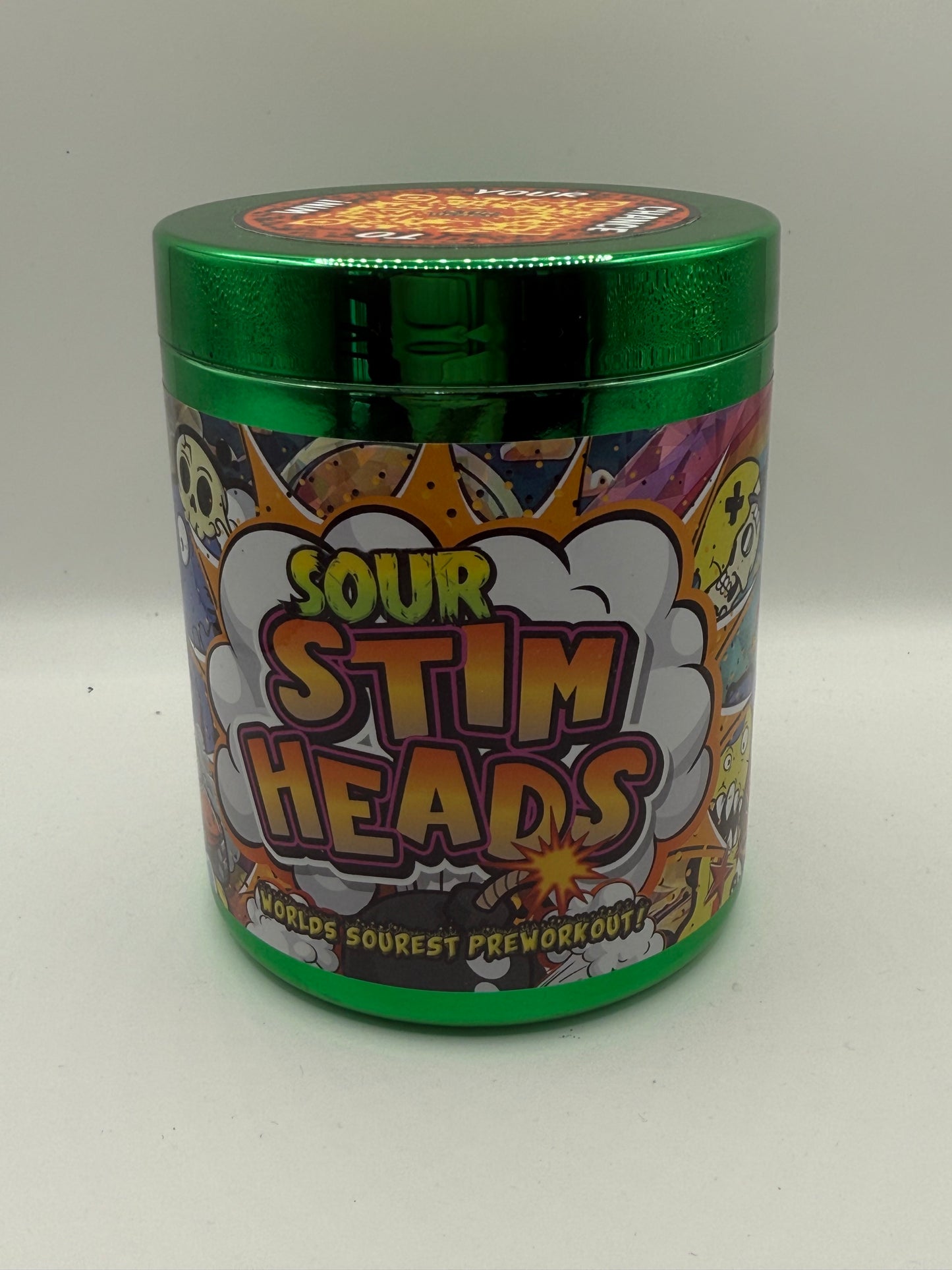 Sour Stim Heads  Worlds Sourest Pre-Workout