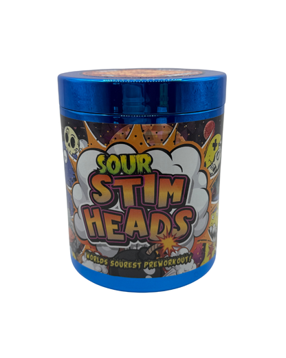 Sour Stim Heads  Worlds Sourest Pre-Workout